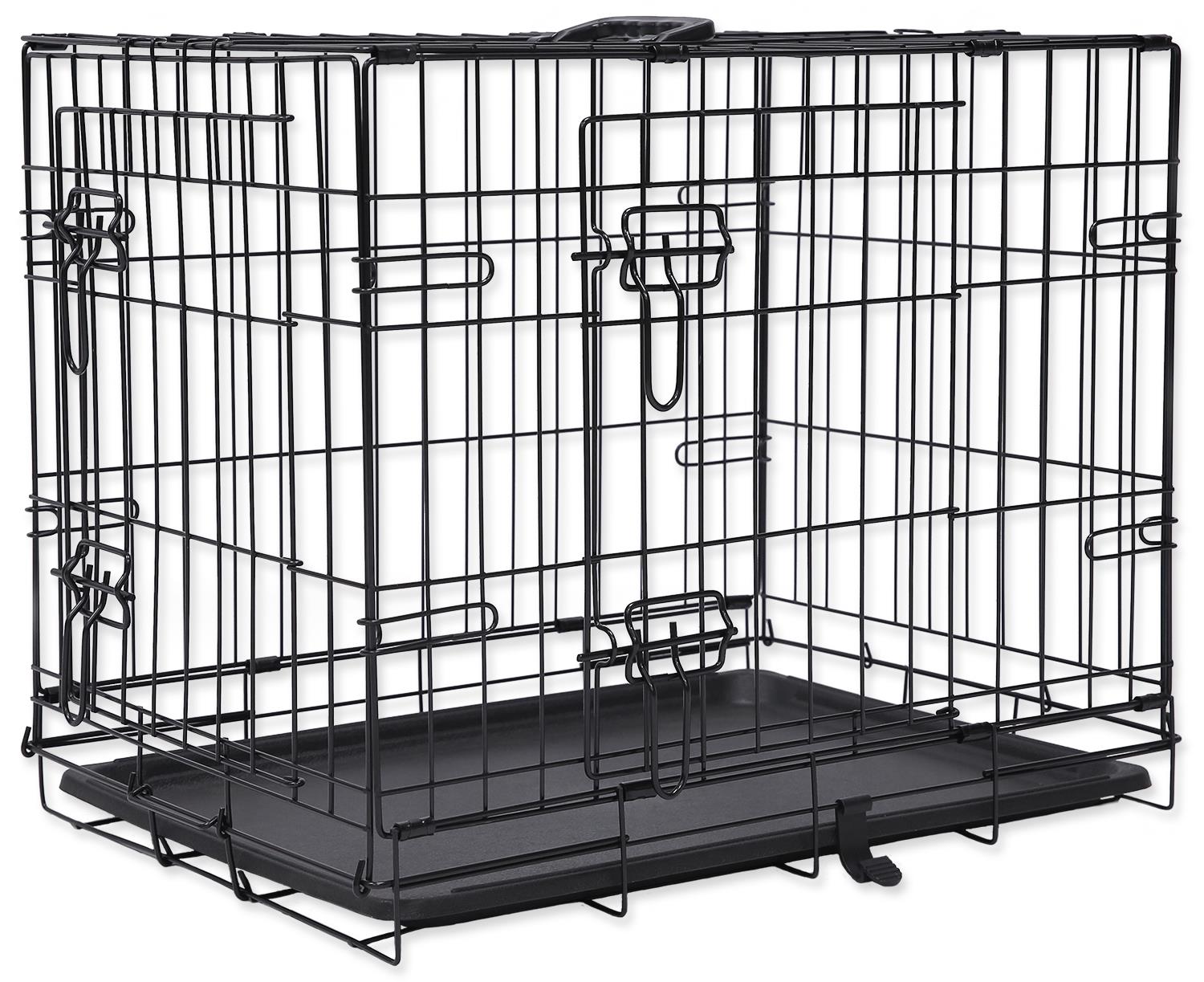 Dog Fantasy Klietka skladacia S, s dvoma dverami, rozmer 61 × 43 × 49 cm