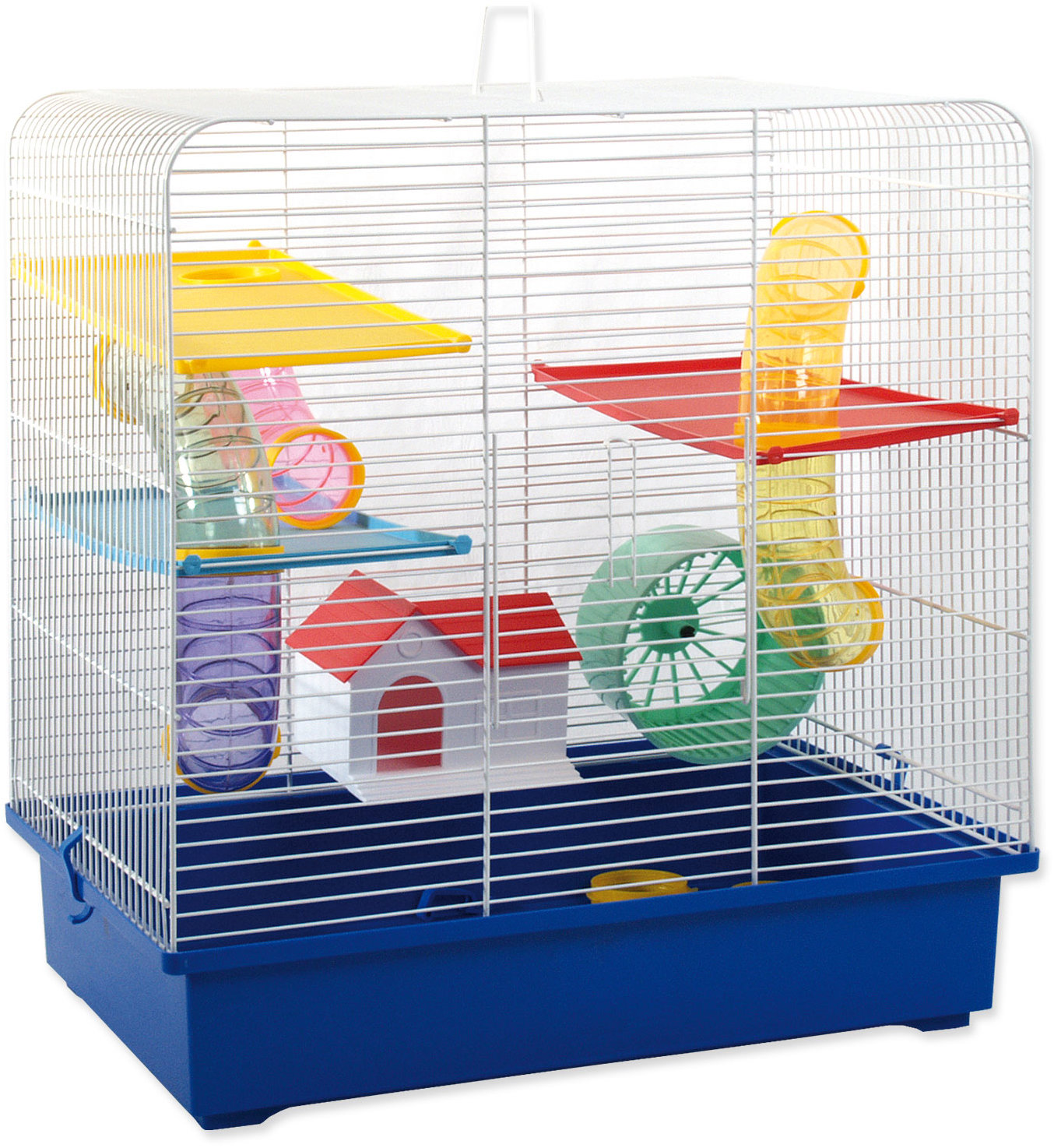 Small Animals CH5 biela a modrá 49 × 32,5 × 52,5 cm