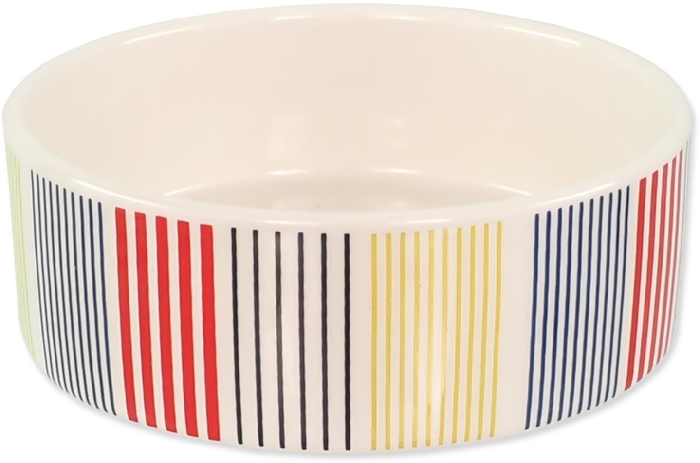 Dog Fantasy Miska DF keramická, farebné pruhy 280 ml