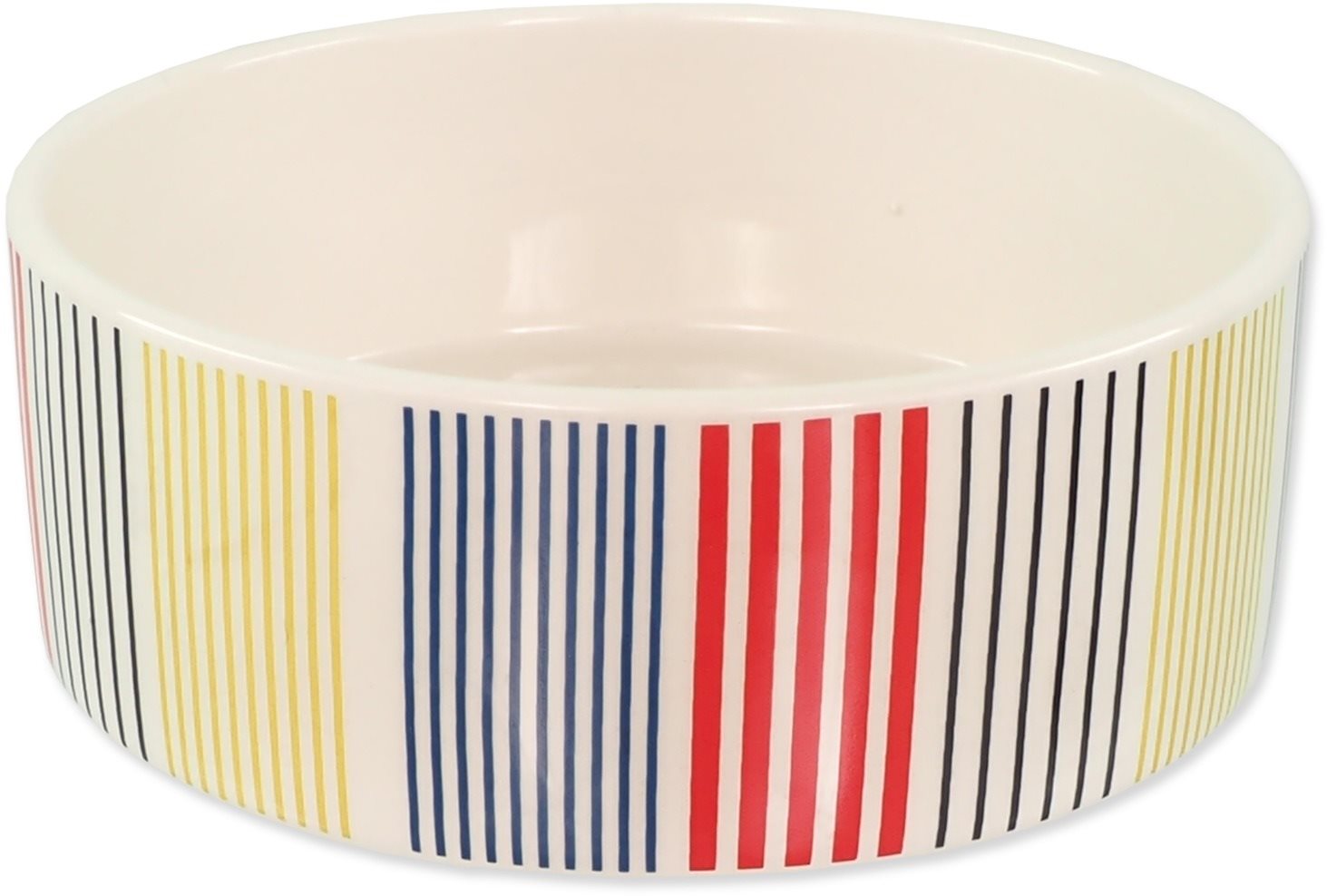 Dog Fantasy Miska DF keramická farebné pruhy 770 ml