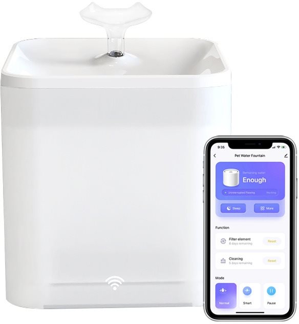 Tikpaws TK-WF004 Smart Fontánka pre miláčikov s UV 2200 ml