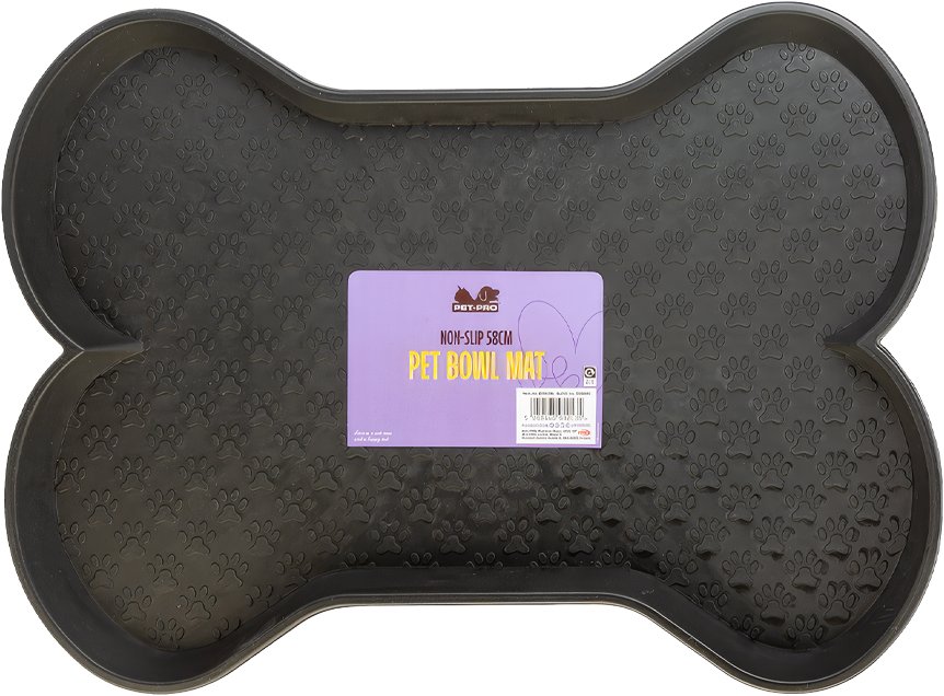 Pet Pro Protišmyková podložka pod misky v tvare kosti, 58 cm
