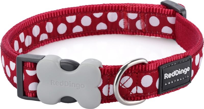 Red Dingo White Spots on Red 15 mm × 24 – 37 cm