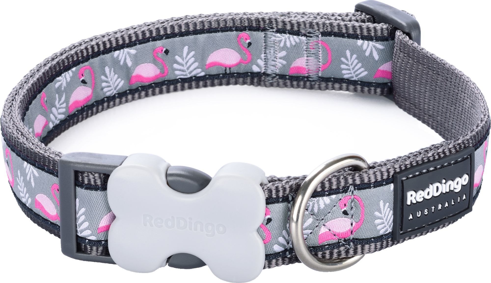 Red Dingo Flamingo Cool Grey 15 mm × 24 – 37 cm