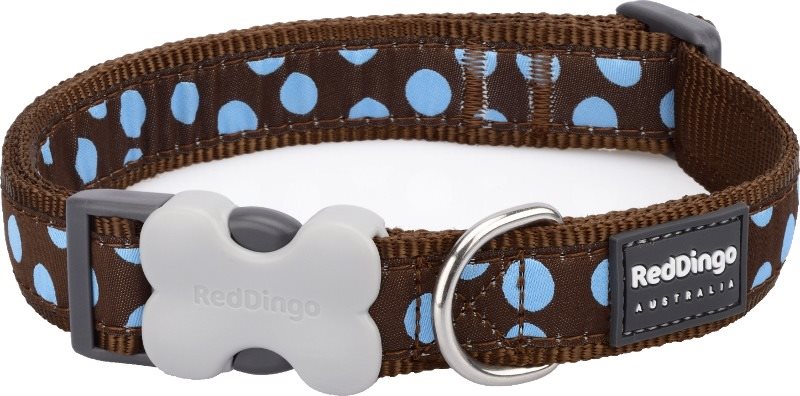 Red Dingo Blue Spots on Brown 20 mm × 30 – 47 cm