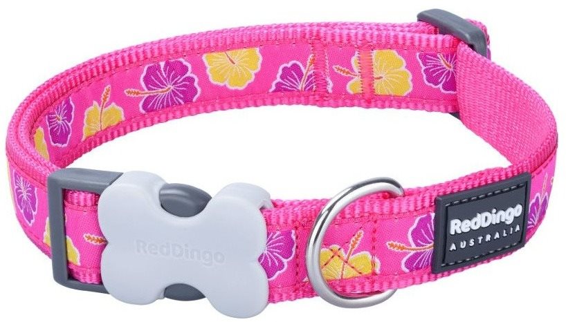 Red Dingo obojok Hibiscus Hot Pink 2 × 30 – 47 cm