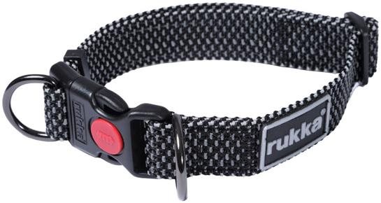 Rukka Star obojok reflexný čierny XS