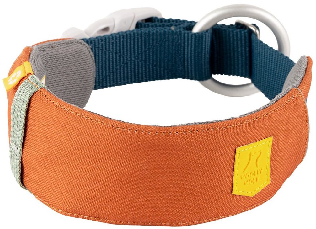 Woolly Wolf Široký obojok Alpha 360 Terracotta Mix L