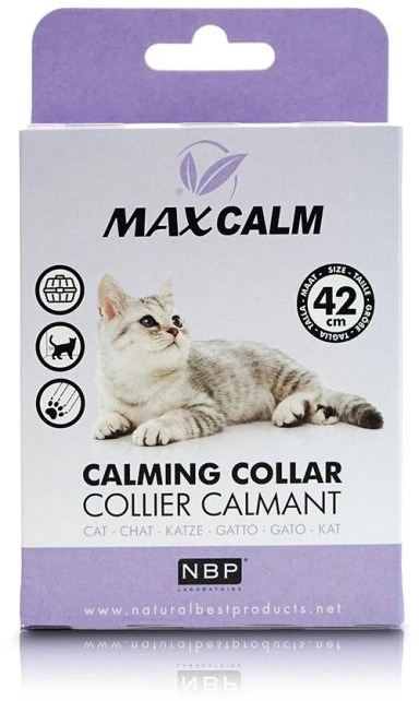 Max Calm upokojujúci obojok proti stresu pre mačky 42 cm