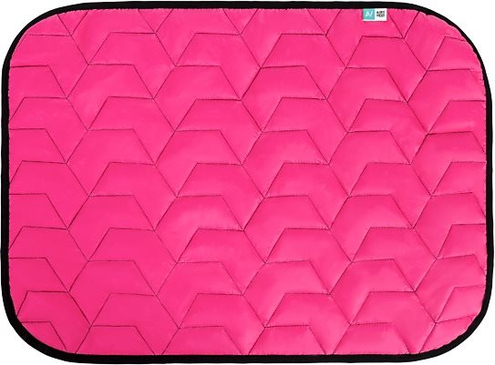 AiryVest obojstranná ružová/čierna M 80 × 55 cm