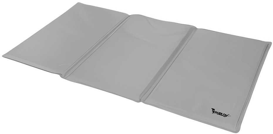 Purlov 25537 Chladiaca podložka pre psa alebo mačku 110 × 70 cm sivá