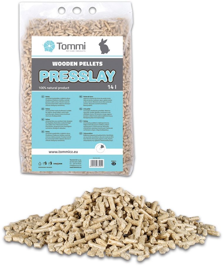 Tommi Presslay drevená podstielka 14 l