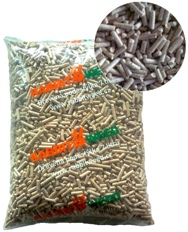 Rabbit Weed Podstielka drevená mäkká smreková 7 l