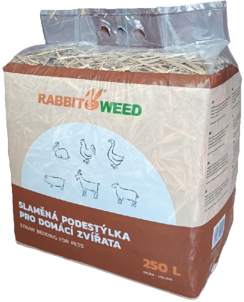 Rabbit Weed – Podstielka slamená pre kone a zvieratá 250 l