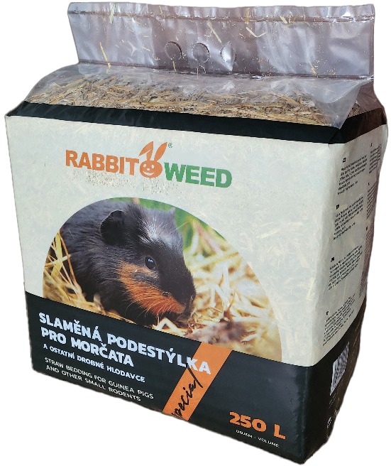Rabbit Weed – Podstielka slamená pre morčatá špeciál 250 l