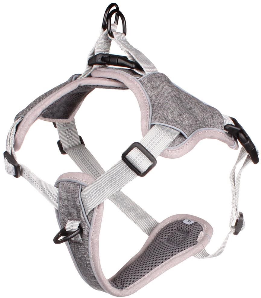 Merco Mesh postroj sivý M 40 – 60 cm