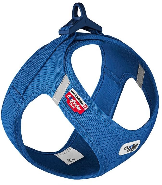 CURLI Postroj pre psy so sponou Air-Mesh Blue M 6 – 9 kg
