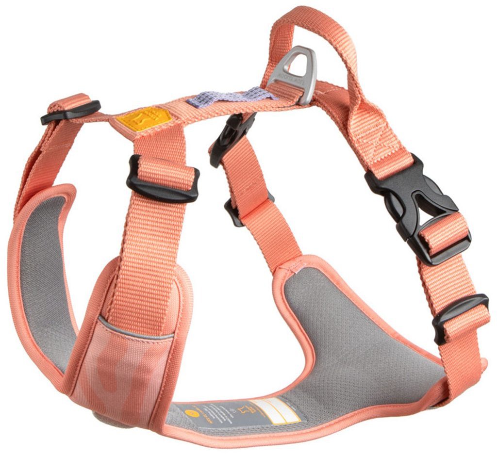 Woolly Wolf Postroj s pútkom na ruku Roam Salmon Pink Ripple M