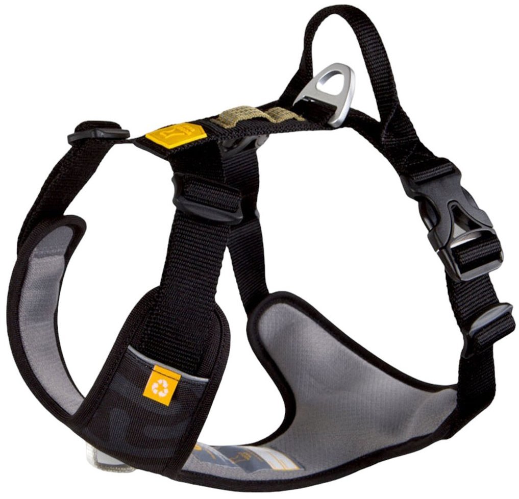 Woolly Wolf Postroj s pútkom na ruku Roam Black Ripple M