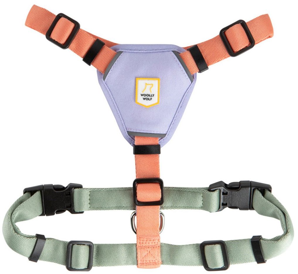 Woolly Wolf Postroj Salmon Pink Mix XXS