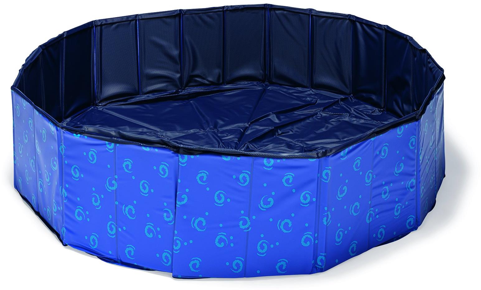 Karlie-Flamingo bazén, modrý/čierny, 160 × 30 cm