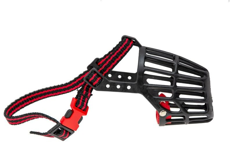 Karlie Náhubok plastový čierny 21 cm × 25 – 28 cm