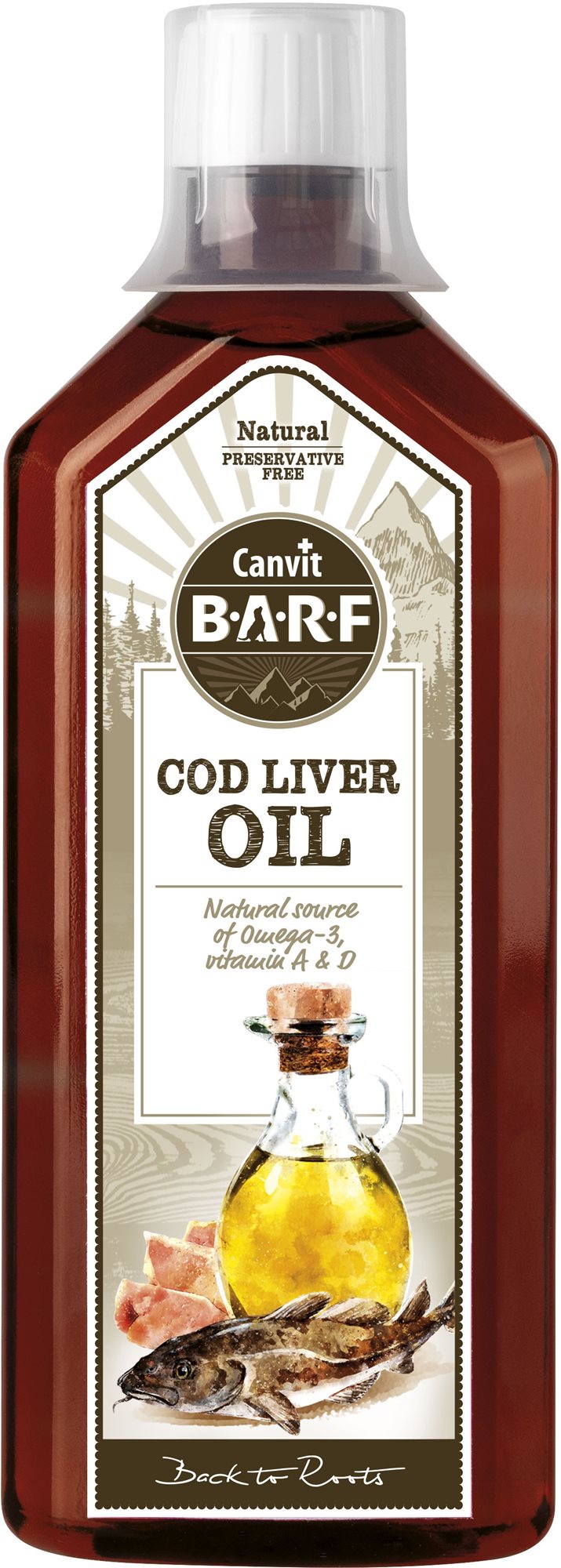 Canvit BARF Cod Liver Oil 0,5 l
