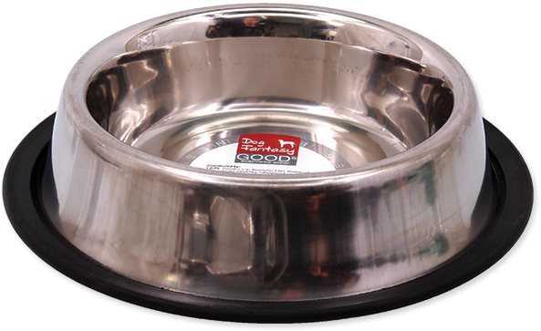 DOG FANTASY Miska nerez s gumou 21 cm 0,49 l