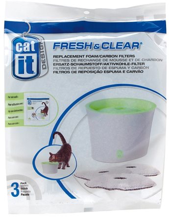 HAGEN Náplň uhlie + molitan font. Catit New 3 ks