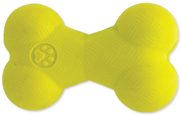 DOG FANTASY hračka strong foamed kosť guma 11,4 cm