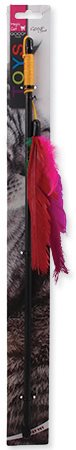 MAGIC CAT hračka prút s perím 45 cm