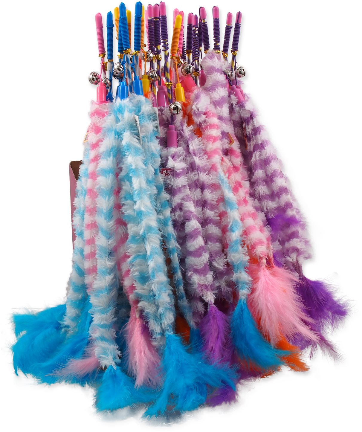 MAGIC CAT hračka mávatko bavlna 40 cm + 45 cm 24 ks