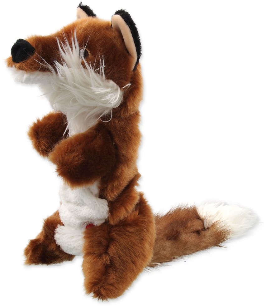 DOG FANTASY hračka plush pískacia líška 45 cm