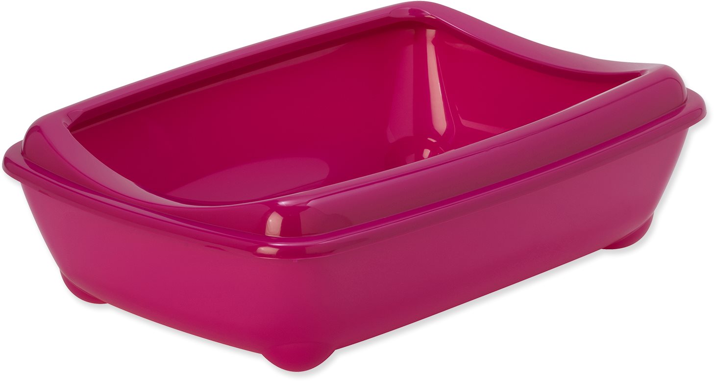 MAGIC CAT toaleta economy s okrajom 42 × 31 × 13 cm červená