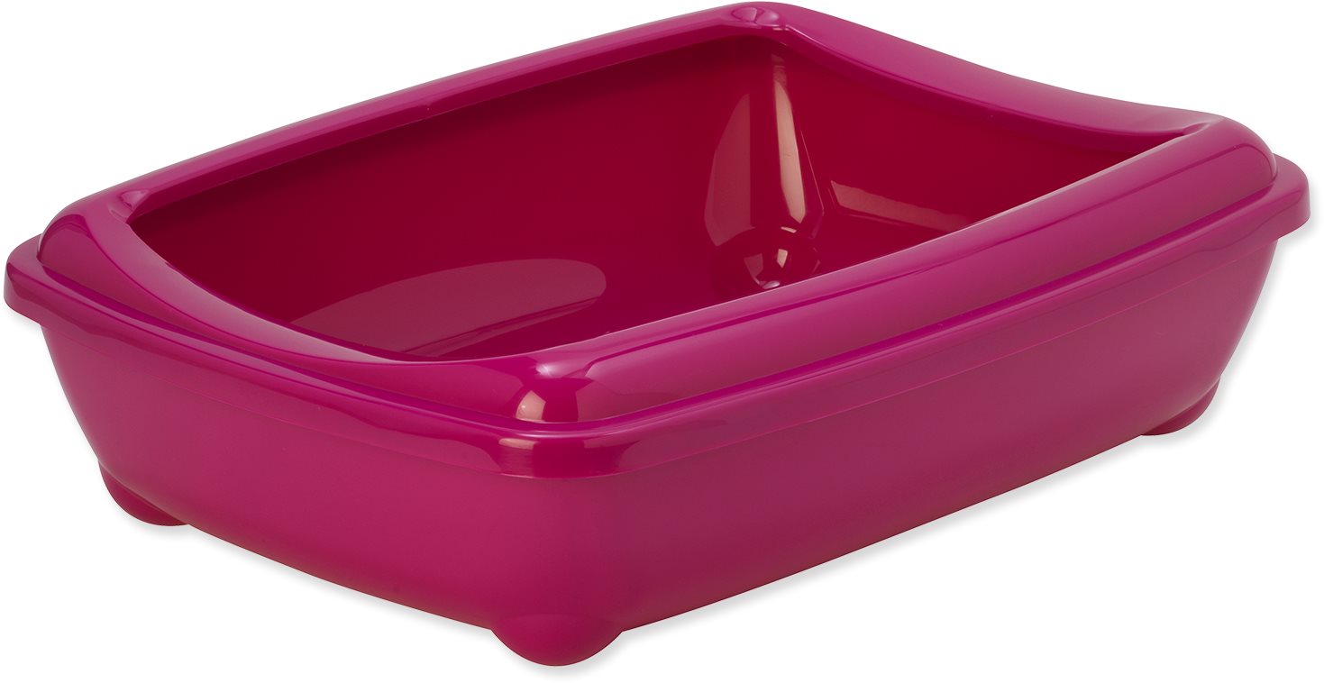 MAGIC CAT toaleta economy s okrajom 50 × 38 × 14 cm červená