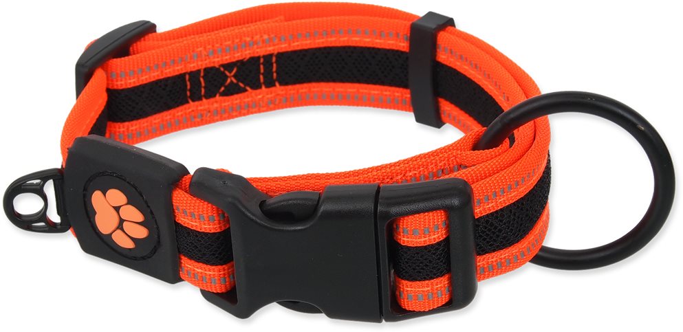 ACTIVE obojok fluffy S oranžový 2 × 27 – 41 cm