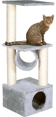 MAGIC CAT odpočívadlo Tamara 36 × 36 × 109 cm sivé