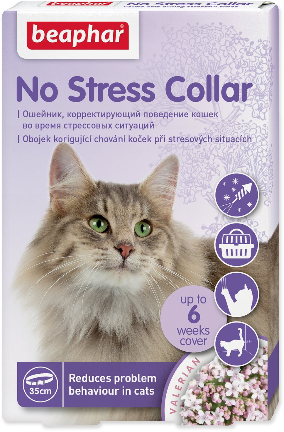 Beaphar, obojok No Stress, mačka, 35 cm