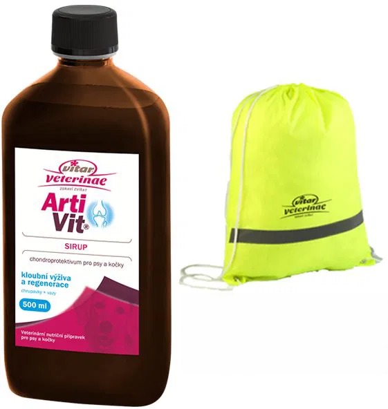 Vitar Veterinae Artivit sirup 500 ml + reflexný Bag