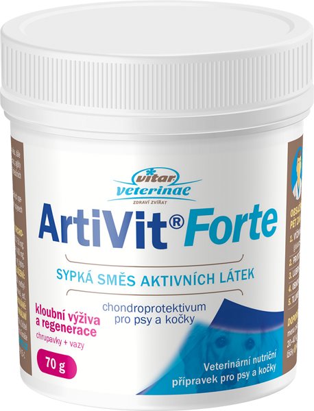 Vitar Veterinae Artivit Forte 70 g – extra silný