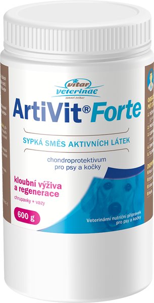 Vitar Veterinae Artivit Forte 600 g – extra silný