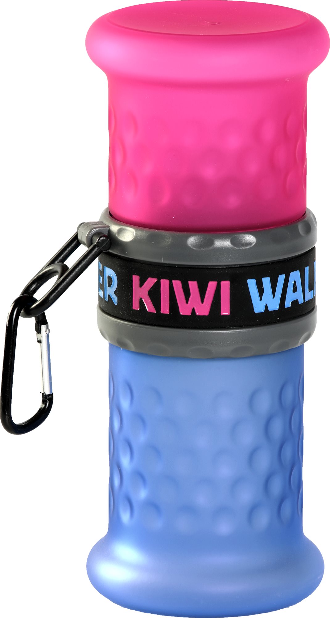 Kiwi Walker Cestovná fľaša 2in1 750 + 500 ml ružovomodrá