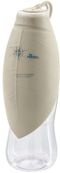 Hunter fľaša s miskou List, béžová 550 ml