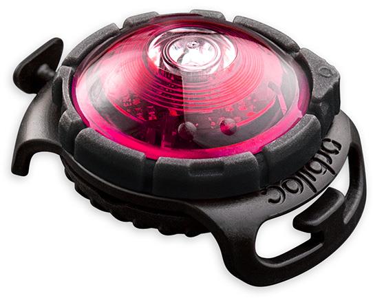 Orbiloc LED svetlo na obojok ružové