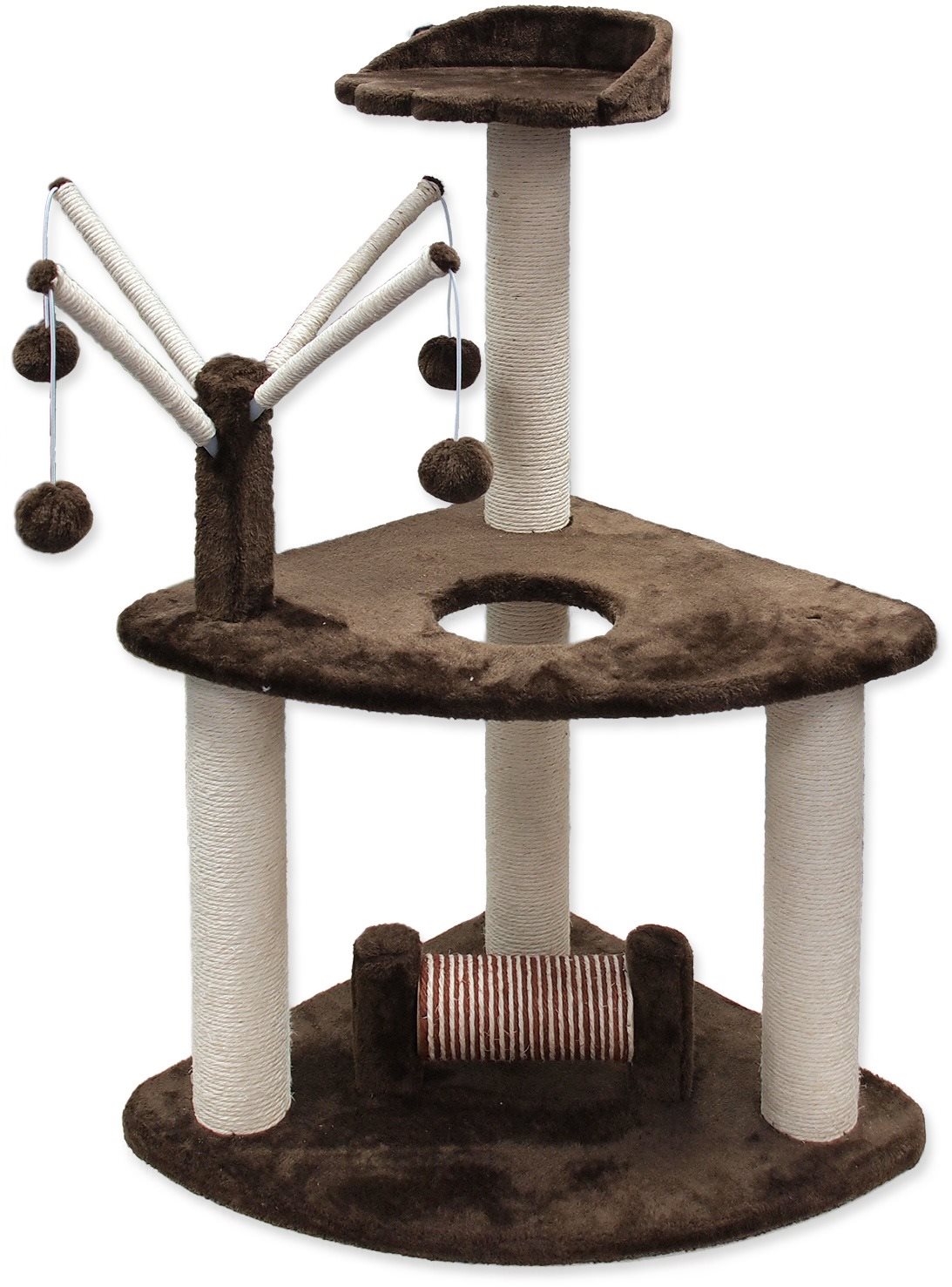 Magic Cat Odpočívadlo MC Adriana 50 × 50 × 93 cm hnedé