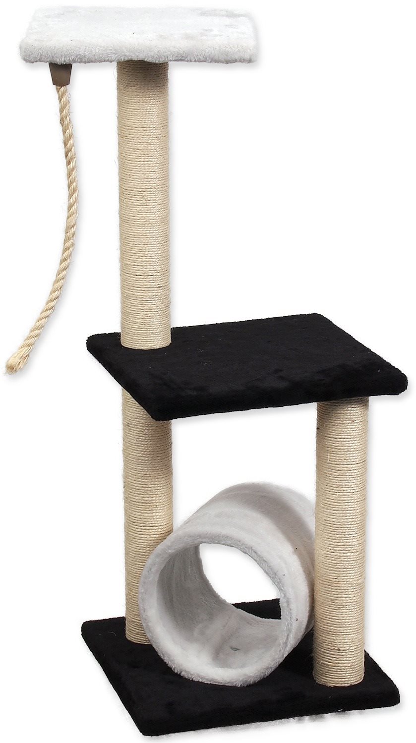 Magic Cat Odpočívadlo MC Andrea 35 × 35 × 85 cm béžovo-čierne