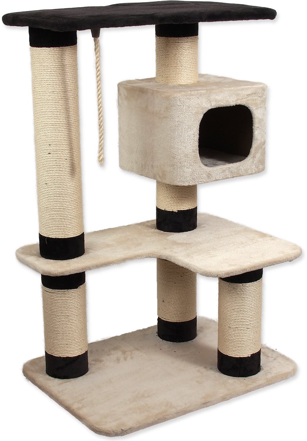 Magic Cat Odpočívadlo MC Valerie 80 × 60 × 121 cm béžovo-hnedé