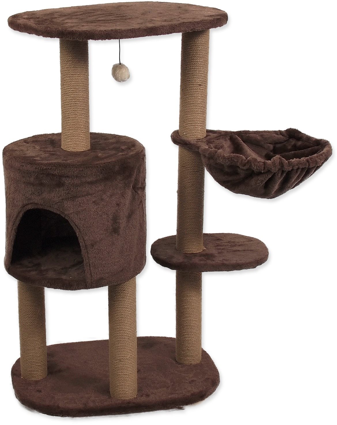 Magic Cat Odpočívadlo MC Amanda 50 × 35 × 110 cm hnedé