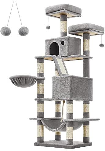 Artenat Mačací strom Jandry, 168 cm, sivý