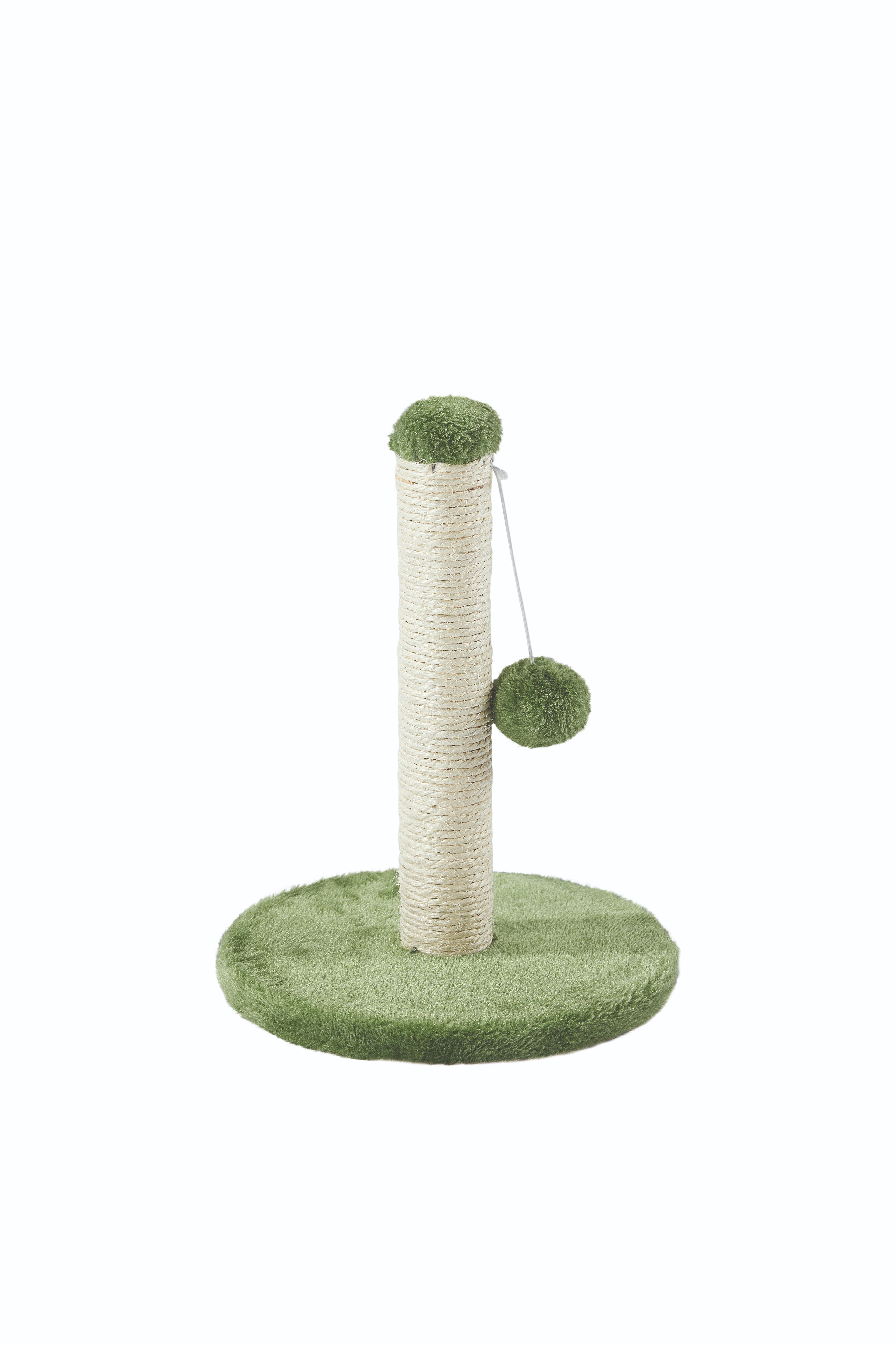 M-Pets My 1st Cat Tree Škrabadlo pre mačiatka zelené s brmbolcom 30 cm